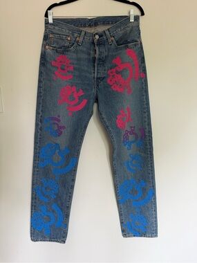 Denim Tears x Bstroy Blue Jeans